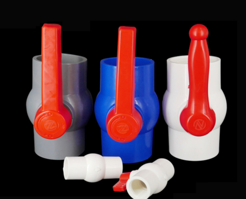 PVC long handle ball valve
