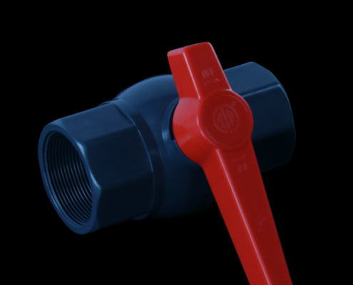 PVC long handle ball valve