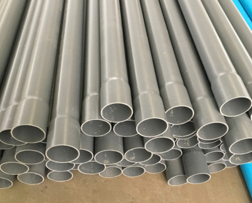 Water treatment pipe