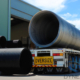 Large diameter PE water pipe